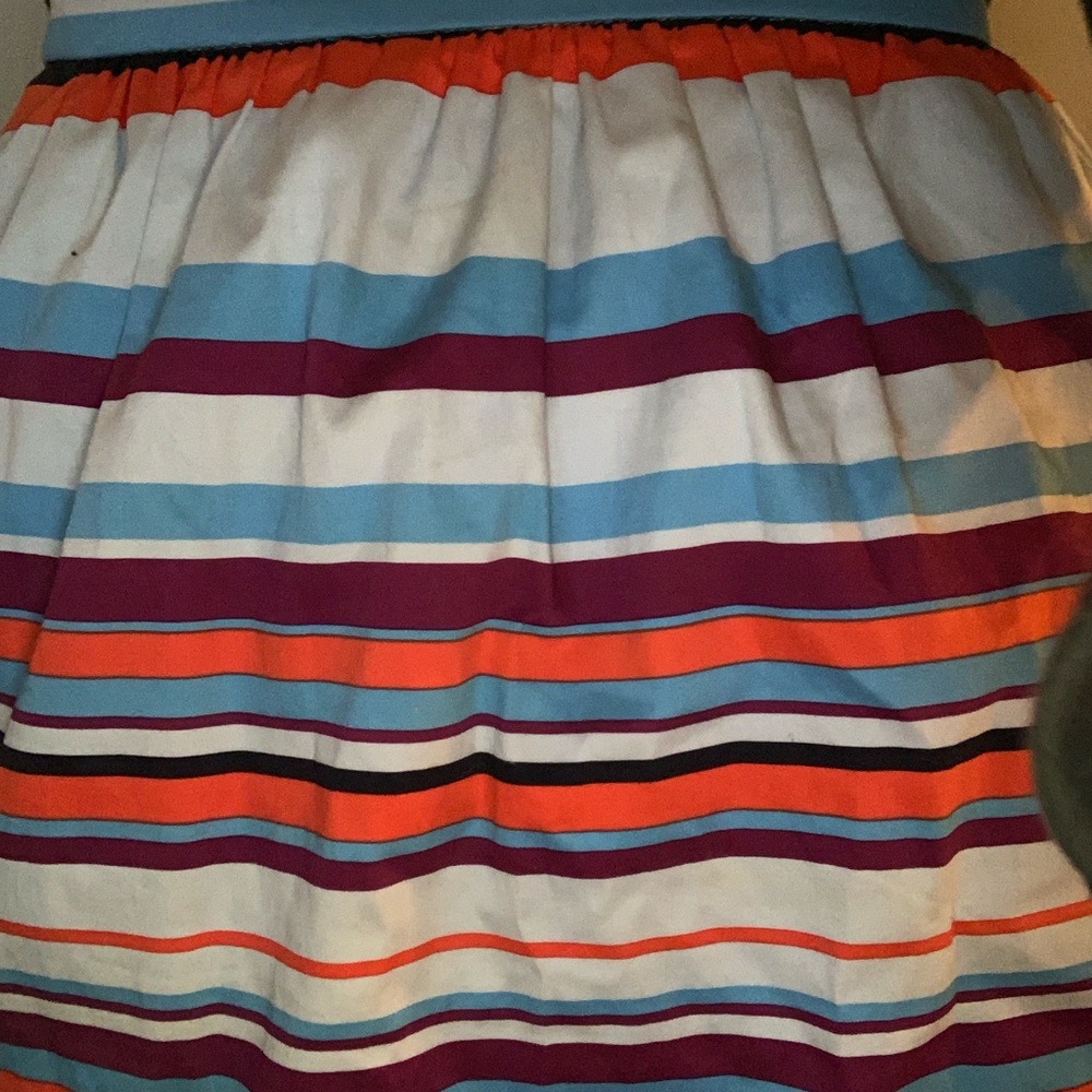 J crew stripe skirt